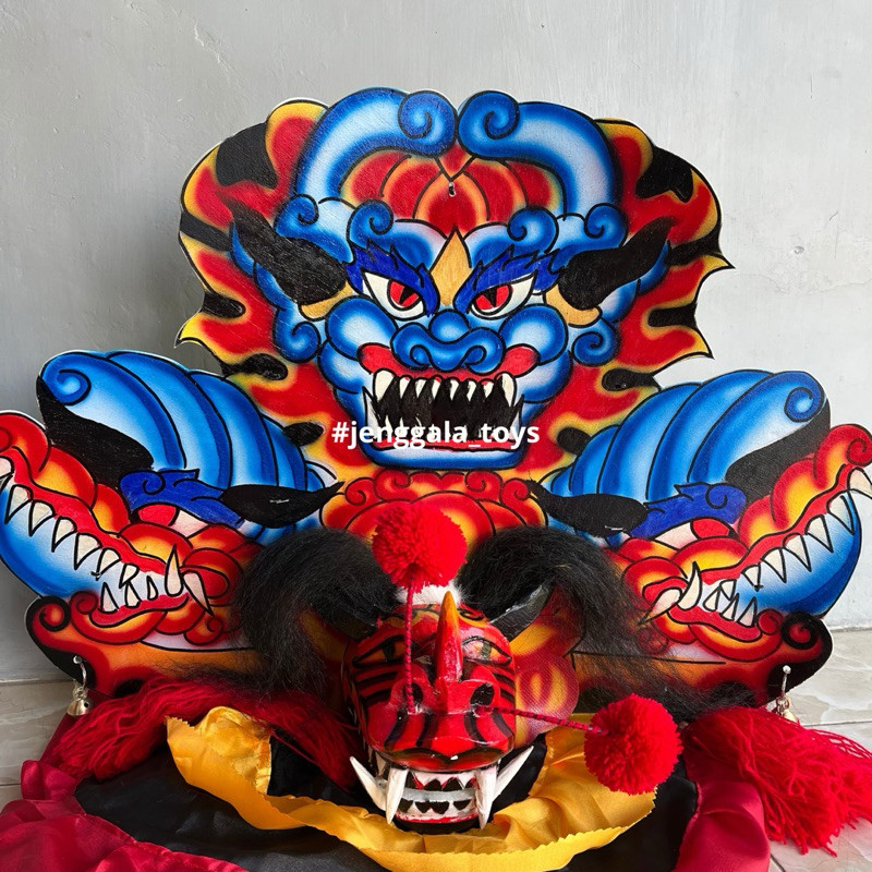 ((promo))) Barongan Devil Kayu Besar Anak