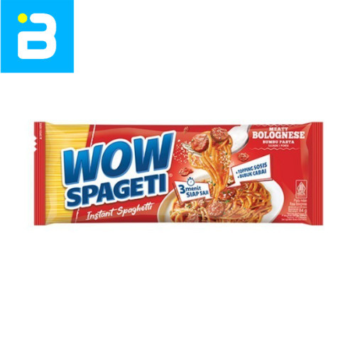 

Wow Spageti Meaty Bolognese 84G