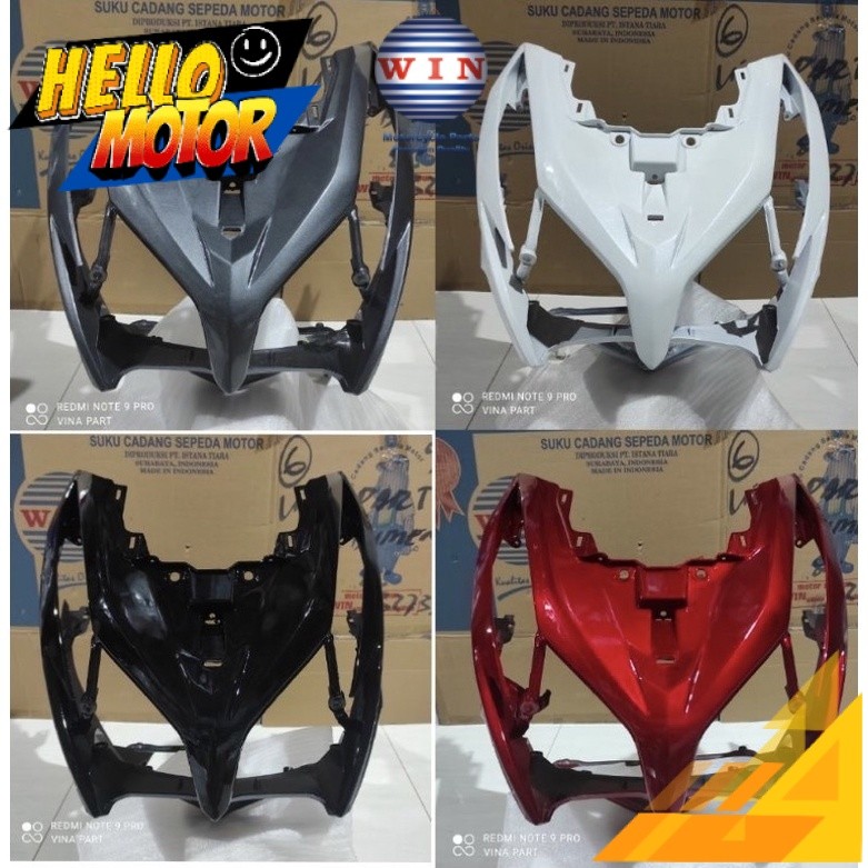 Tameng Vario Techno 125 PGMFI 2011 2012 2013 2014 | Panel Besar WIN | cover motor honda original old