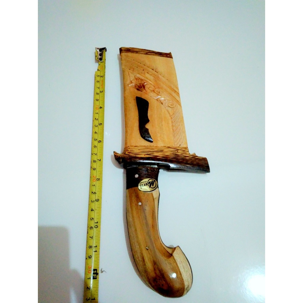 GPS 026 Bedog Petok Jati 30 cm Type Cacagh Daging Tulang