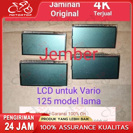 LCD Speedometer Vario Techno 125 dengan 10pcs LED Indikator Bensin untuk Honda Vario Old dan Click 1