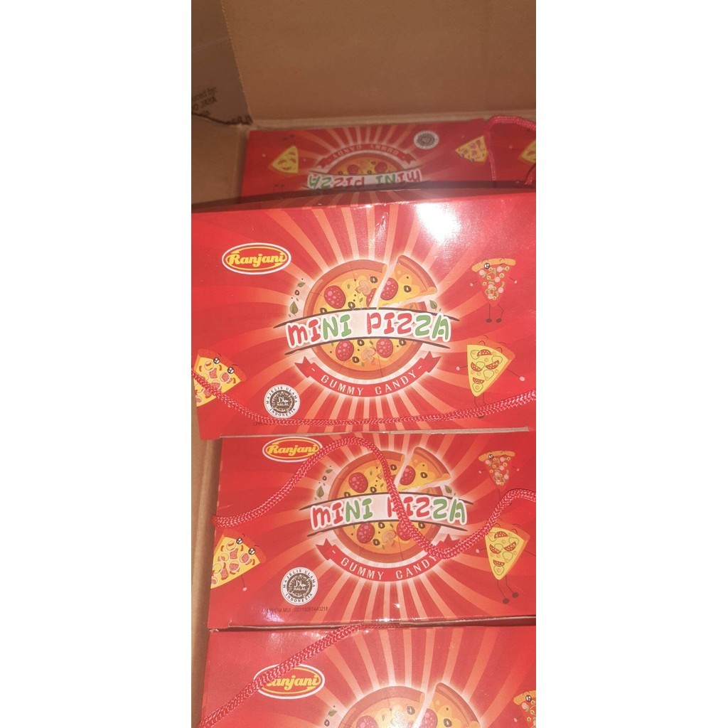 

Ranjani mini pizza gummy candy isi 30pcs