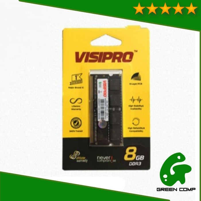 RAM Visipro Sodimm 8GB DDR3 PC12800