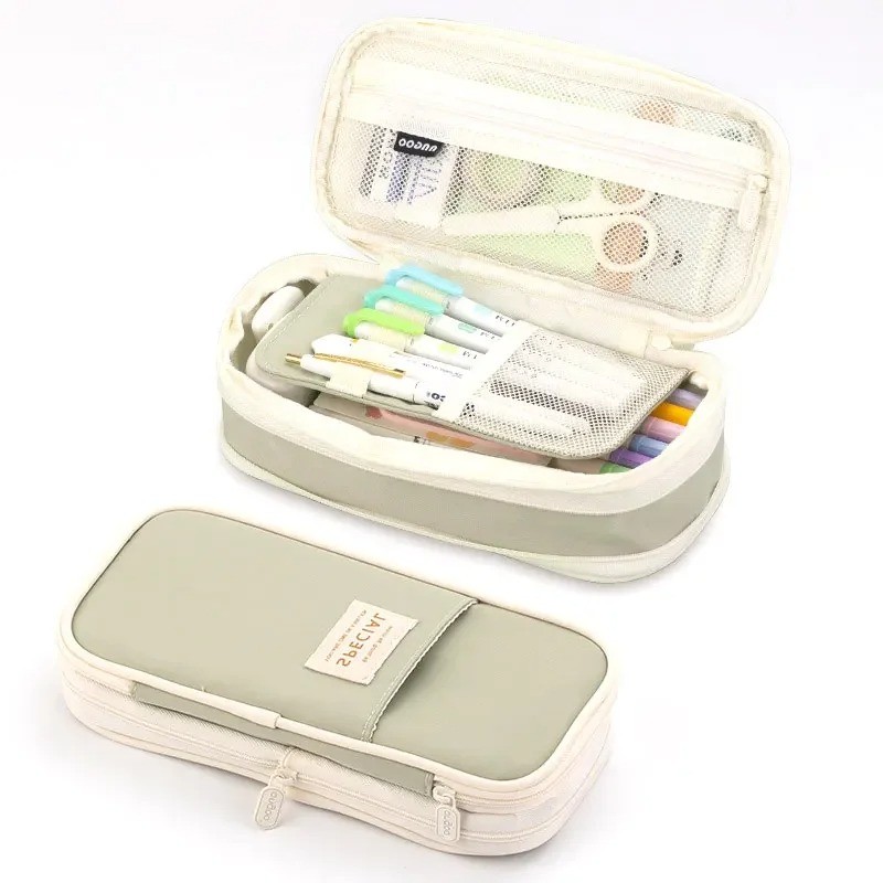 

1pcs/set Kawaii Pencil Cases Large Capacity Pencil Bag Pouch Holder Box for Office Student Stationery Organizer School Supplies