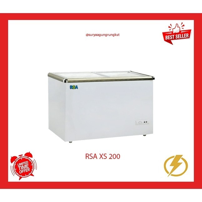 FREEZER BOX KACA RSA 171 LITER - XS 200