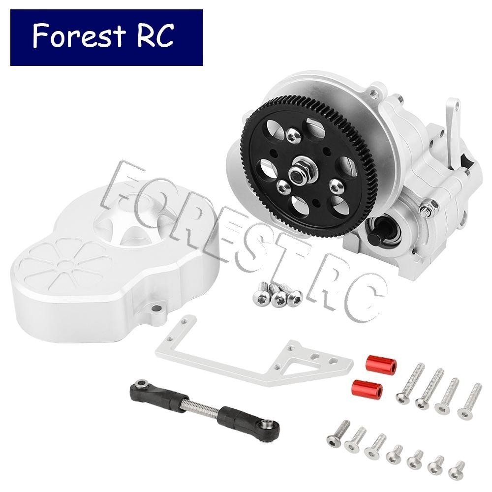 Metal Complete Transmission Cutoff Gearbox with Dig Gear for 1:10 Axial SCX10 AX10 Wraith RC Crawler