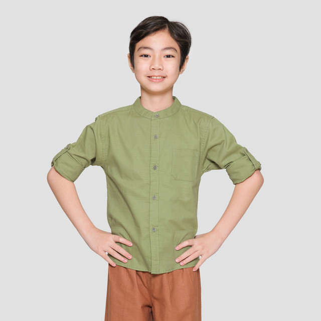 Little M Solid Rami Koko Anak Laki-laki 121281453