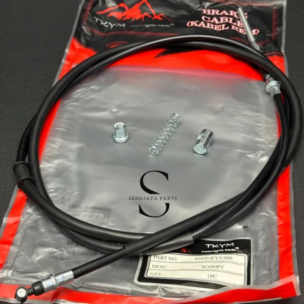 KABEL REM BELAKANG SCOOPY KYT SPAREPART TKYM