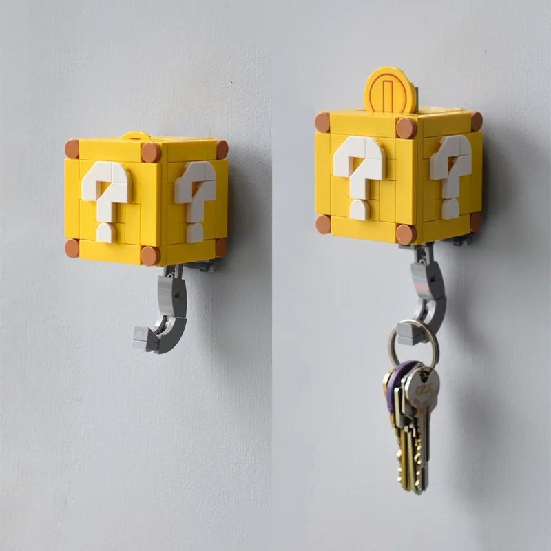 

Coin Building Blocks Keychain Set Pendant - DIY Building Block Toys - Unique Gifts Christmas Gifts