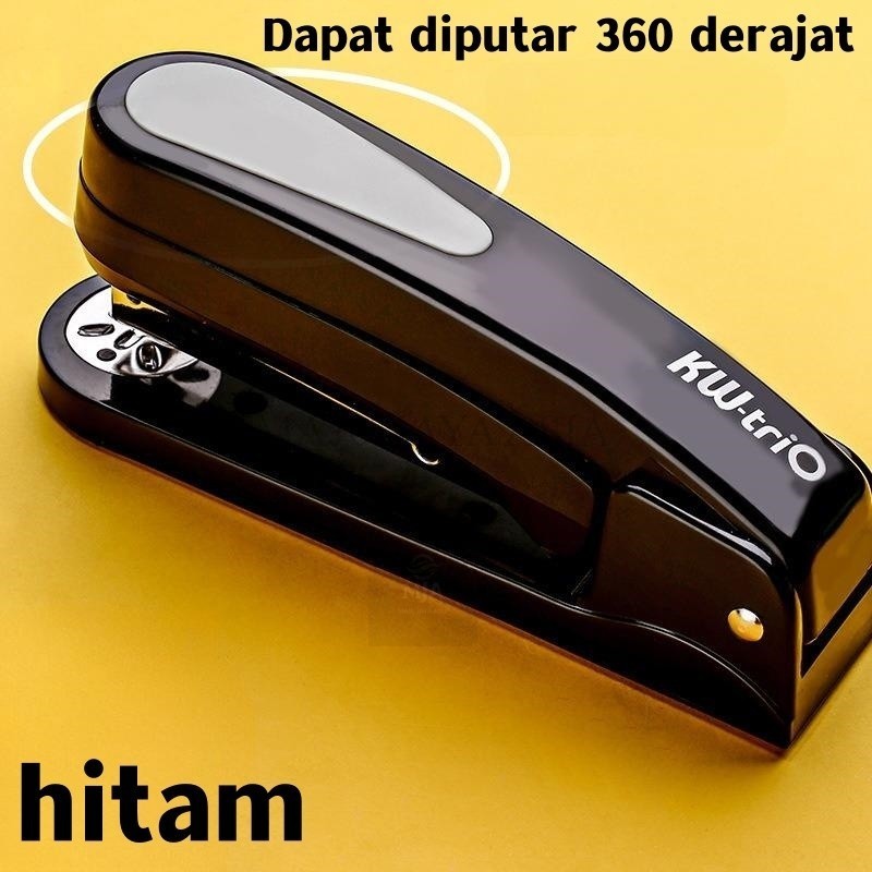 

[ MJA ] Triple Stapler stepler rotatable/ Staples kantor/ Staples meja putar 3 arah besar