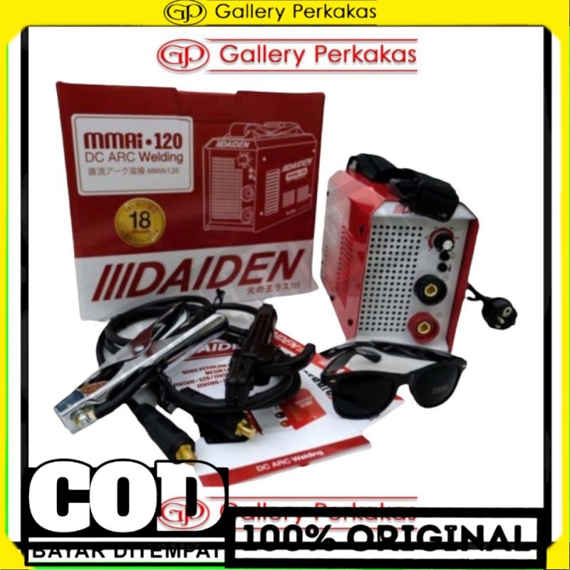 Daiden mesin las mma 120 mesin las inverter 120 travo trafo las
