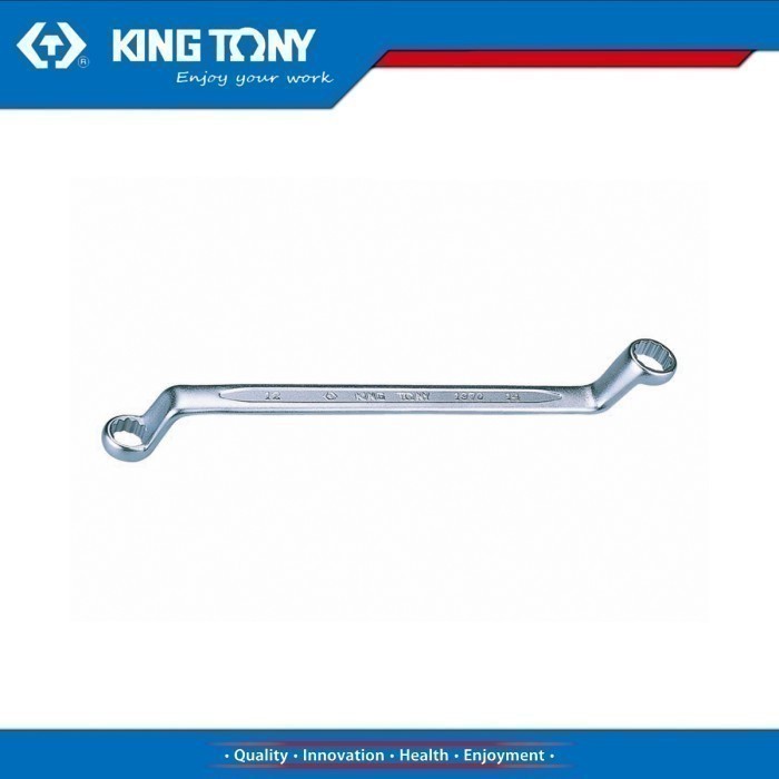 KING TONY 19701719 75° Offset Ring Wrench 17*19mm / Kunci Ring