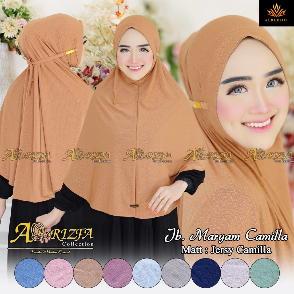HIJAB INSTAN NON PET TALI JUMBO BY ARRIZFA COLLECTION - JB MARYAM