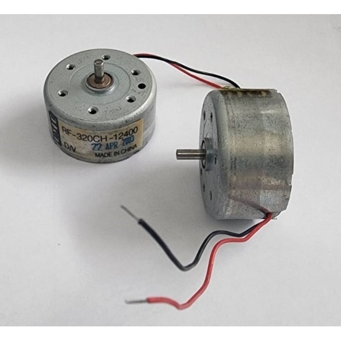 GS99 Motor DC 5.9V RF-320 CH-12400 Mabuchi Spindle 0.5cm Diam. 2.5cm