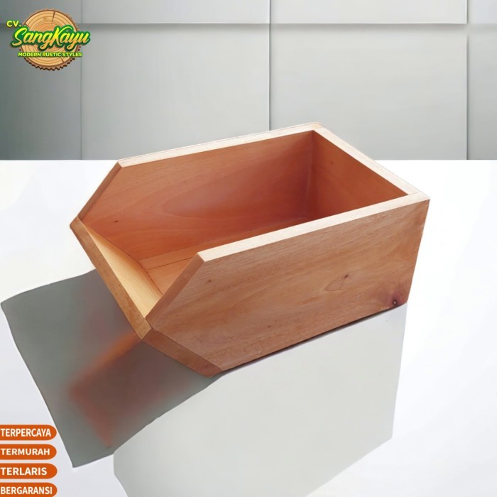 KayuKu Furniture Kotak penyimpanan serbaguna storage box kayu tempat pekakas makanan