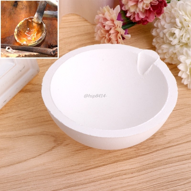 

100-1000 Grams Quartz Bowl Jewelry Equipment Crucible For Melting Gold Silver Platinum тигель для плавки