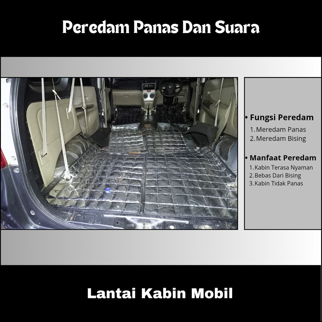 Toyota Supra MK3 / MK4 Peredam Panas Dan Suara Karpet Lantai Dasar Mobil