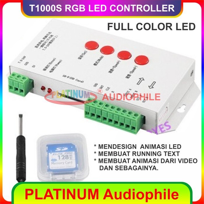 T1000S CONTROLLER RGB LED PIXEL WS2811 WS2812