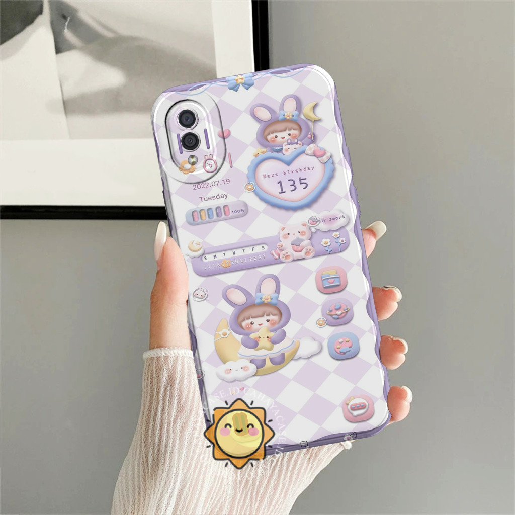 Samsung A01 / A01 Core Case Casing - Karakter Bear - Bumper Tpu - Silikon Lentur