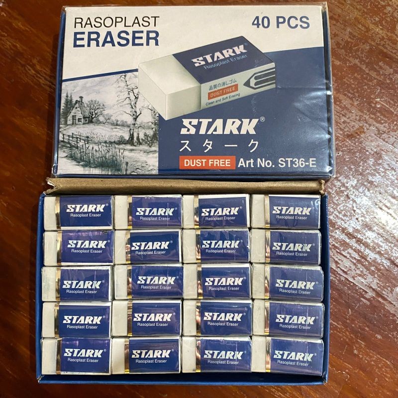 

bisa COD / ojek / instan pekanbaru / (40pcs)Penghapus putih stark