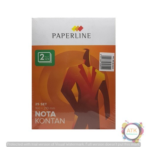 

Buku Nota Kontan Besar Paperline Ukuran B2 2Ply 2 Rangkap 25