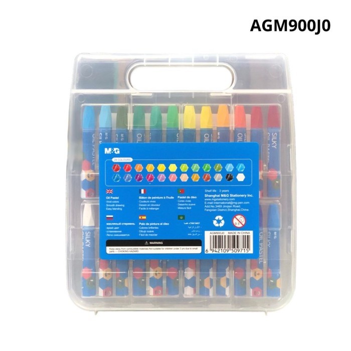 

Silky Oil Pastel M&G 24 Colours AGM900J0 Krayon Halus 24 Warna - AGM900J0