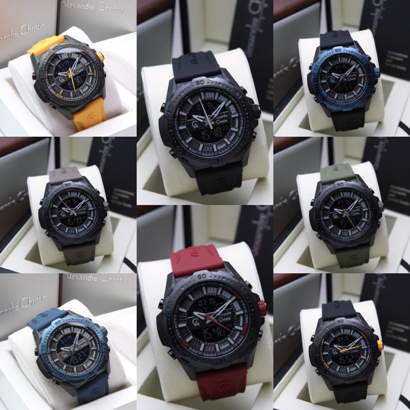 Jam Tangan Pria Alexandre Christie AC9370 / AC 9370 / AC 9344 / AC9390 / AC 9390 / AC9375 / AC 9375 
