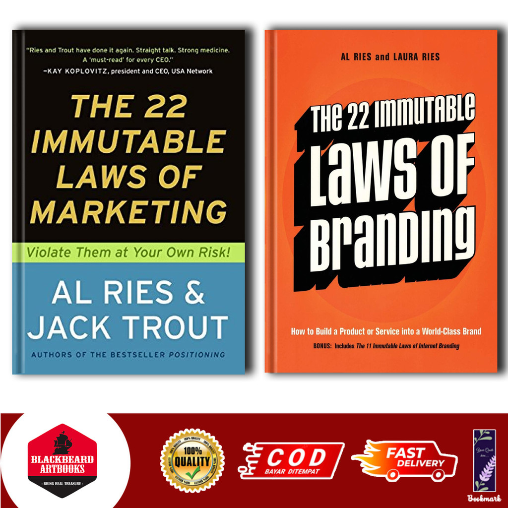 The 22 Immutable Laws of Marketing | The 22 Immutable Laws of Branding By Al Ries (English Version)