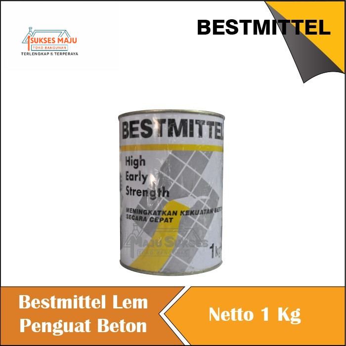 LEM PENGUAT BETON OBAT COR BETON PENGERAS COR SEMEN BESTMITEL 1 L BESTMITTEL 1 LITER LTR