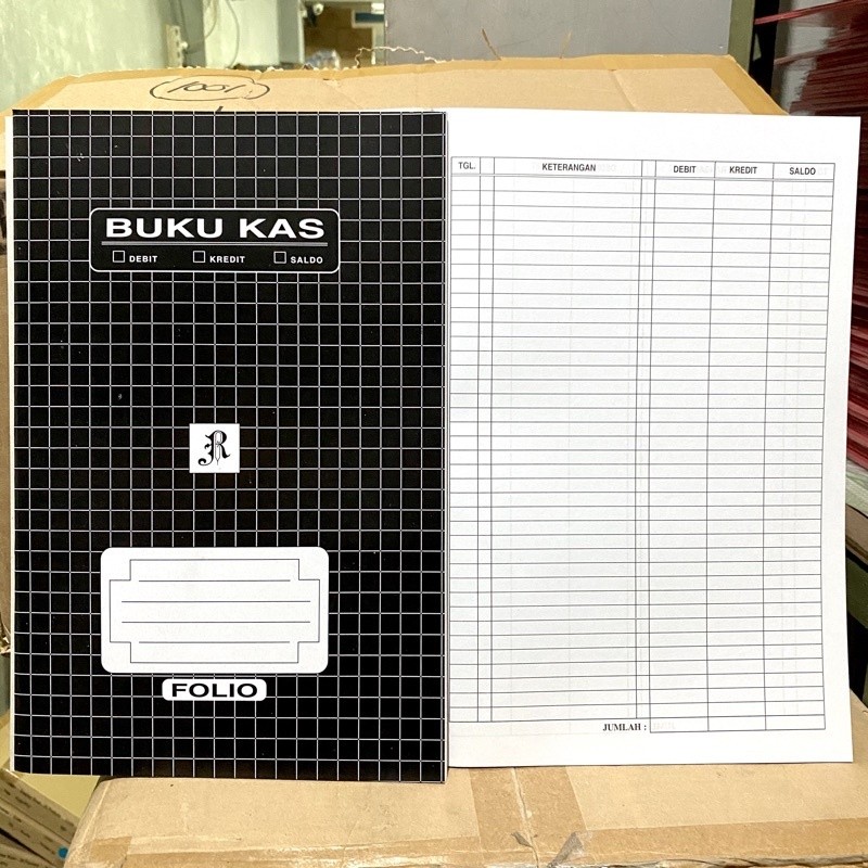 

[1 Buku] Buku Kas Folio isi 44 Lembar 21*32cm Merk Random
