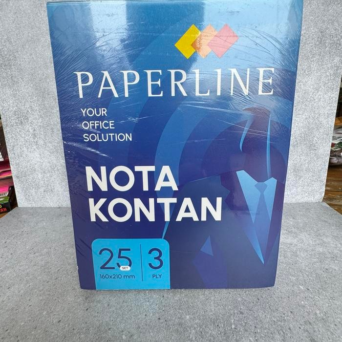 

TERLARIS! nota kontan besar rangkap 3ply paperline