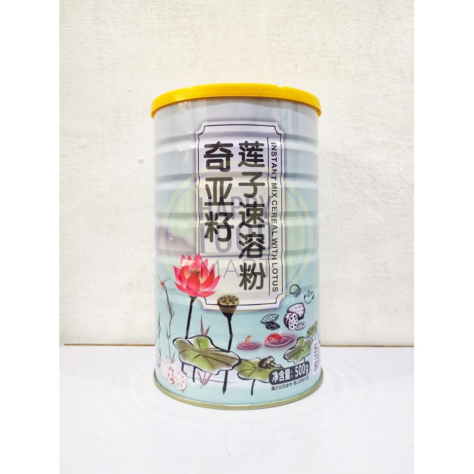 

MONSTA LOTUS KALENG 500 GRAM/QIYA SEED NUT LOTUS ROOT MEAL SOUP/OU FEN HALAL/BUBUK TERATAI BPOM/COLLAGEN/LOTUS POWDER/BUBUR AKAR TERATAI/SARAPAN DIET SEHAT/GERD LAMBUNG - QIYA SEED NUT, TANPA BUBBLE