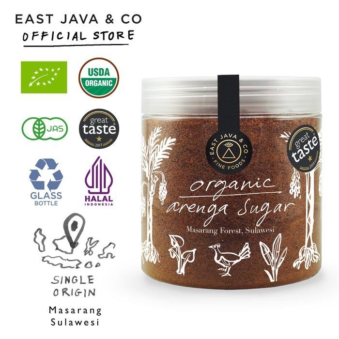

East Java & Co Organic Arenga Sugar - 375g (Gula Aren Organik)