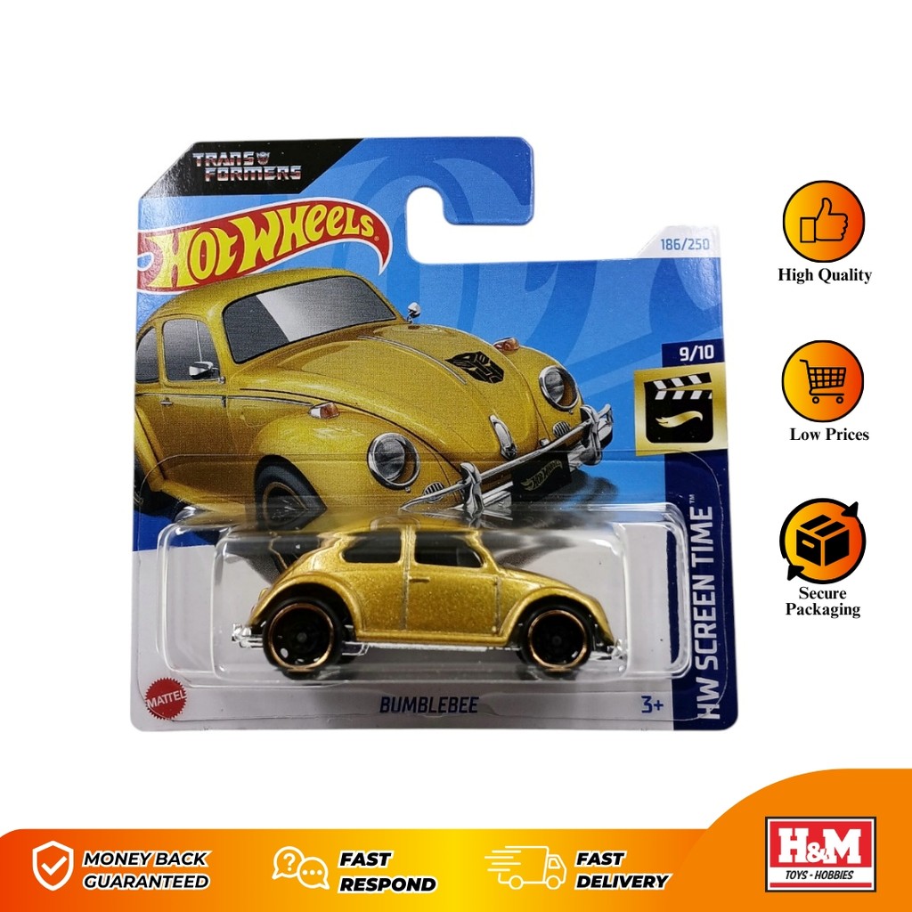 Hot Wheels Transformers Bumblebee Gold Short Card - Q 2025