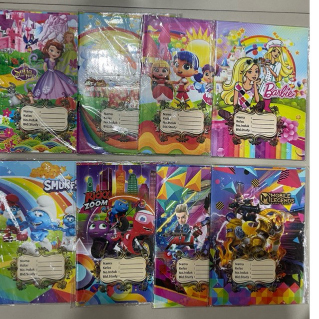 

[1 Pak isi 20 Lembar] Sampul Buku Tulis/Sampul Kertas FANCY