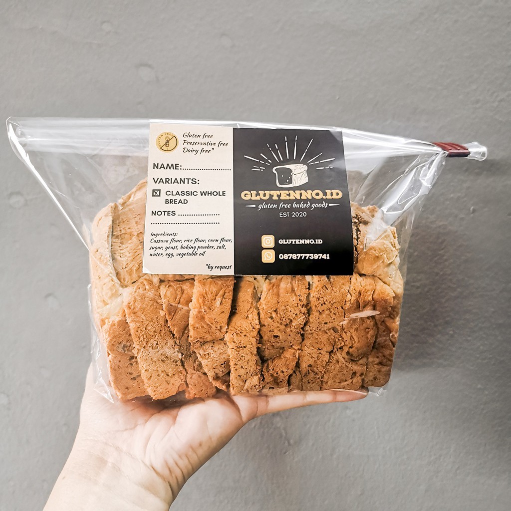 

Roti Gluten Free - Classic Whole Bread - Tanpa Gluten