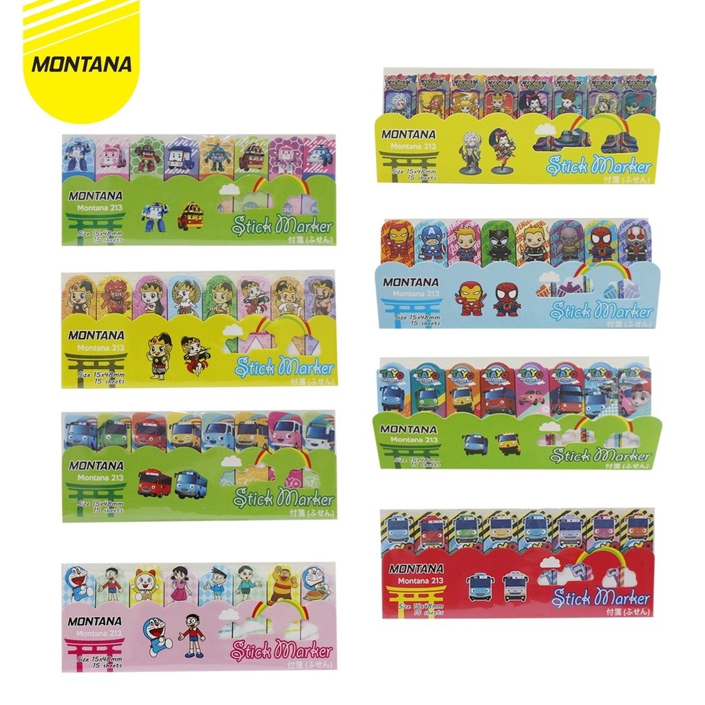

Memo Stick Karakter/Sticky Note/Memo Tempel Montana 213