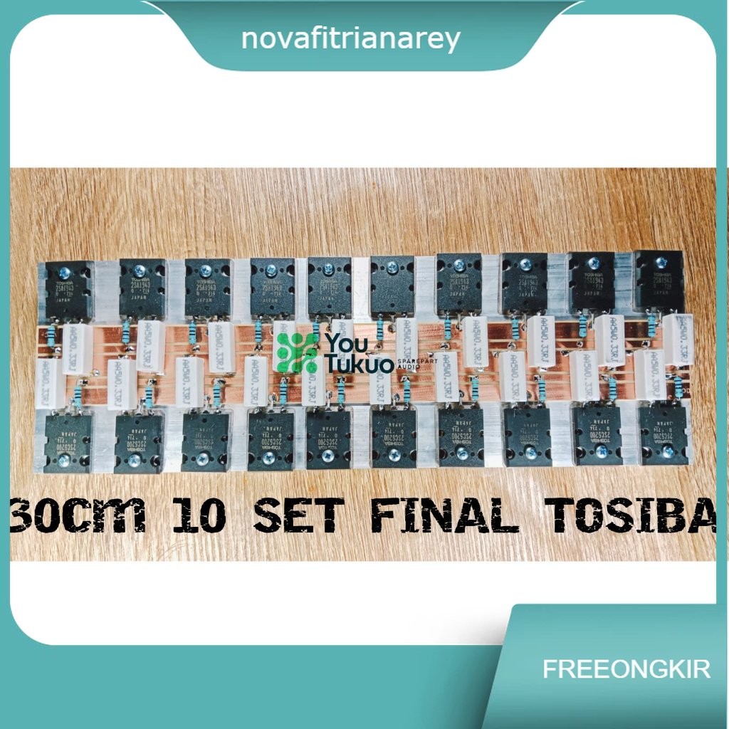 Final Toshiba 10 Set Transistor Original Tanpa Driver