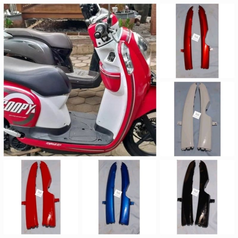 set pijakan kaki footrest cover dek lantai bawah bagian B Scoopy fi 2016 Reng 14 berkualitas