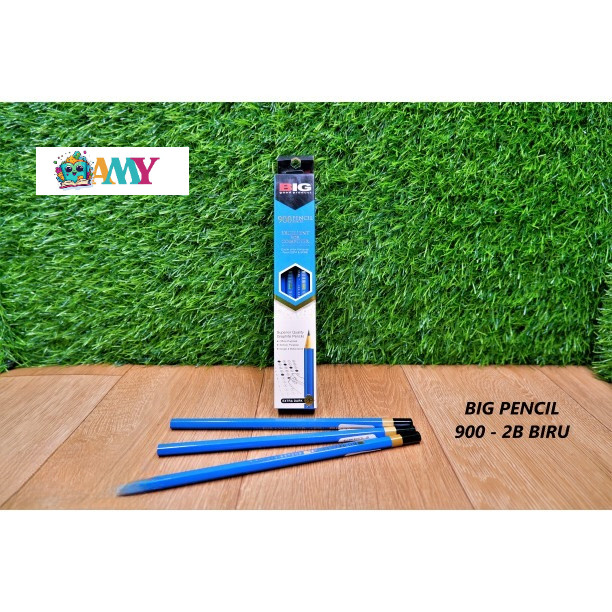 

BIG PENCIL 900 - 2B BIRU AMY STASIONARY