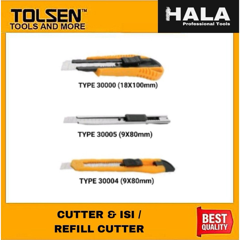 

TOLSEN - CUTTER / ISI / REFILL CUTTER BEST QUALITYHALA2