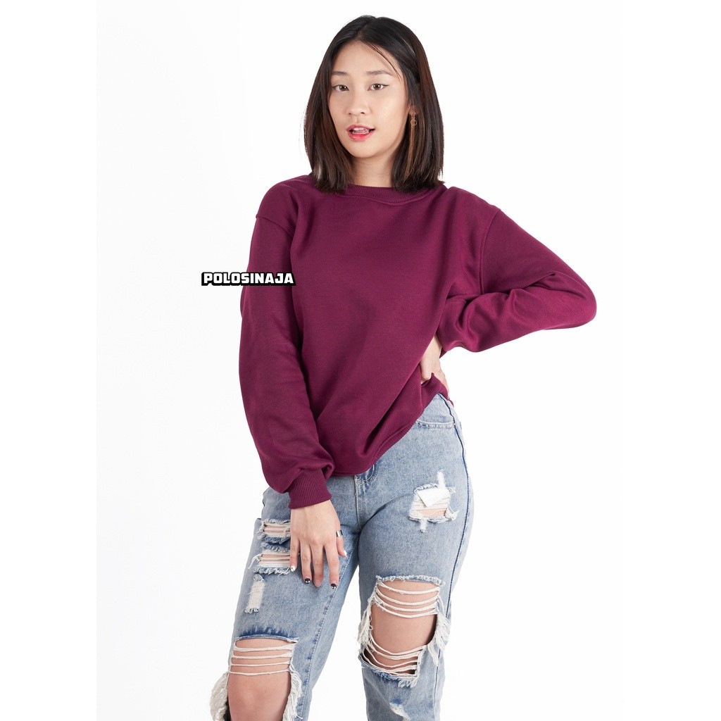 BASIC SWEATER - BURGUNDY