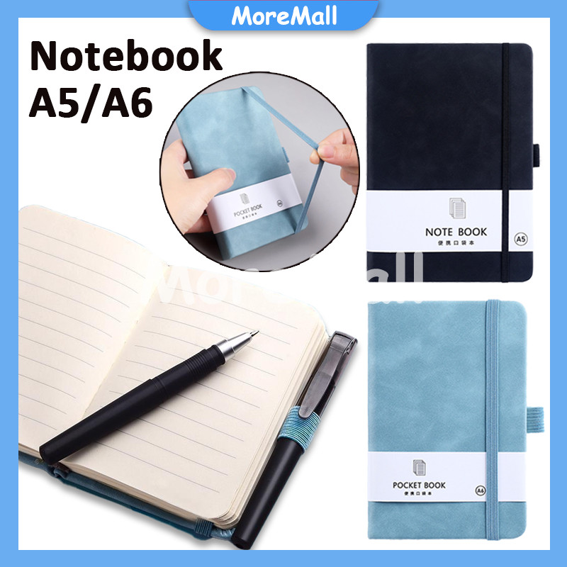 

Notebook Tali A6 / A5 Pocket Buku Diary Kecil Scrapbook / Buku Diary