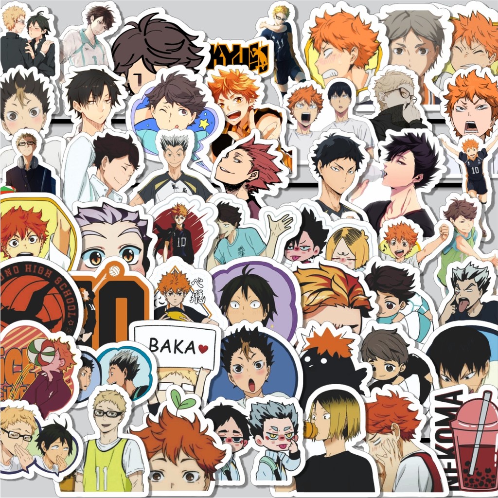 

Stiker Cutting Pack Stiker Anime Haikyuu Isi 100Pcs Series Aesthetic Lucu Keren Untuk Koper Bahan Vynil