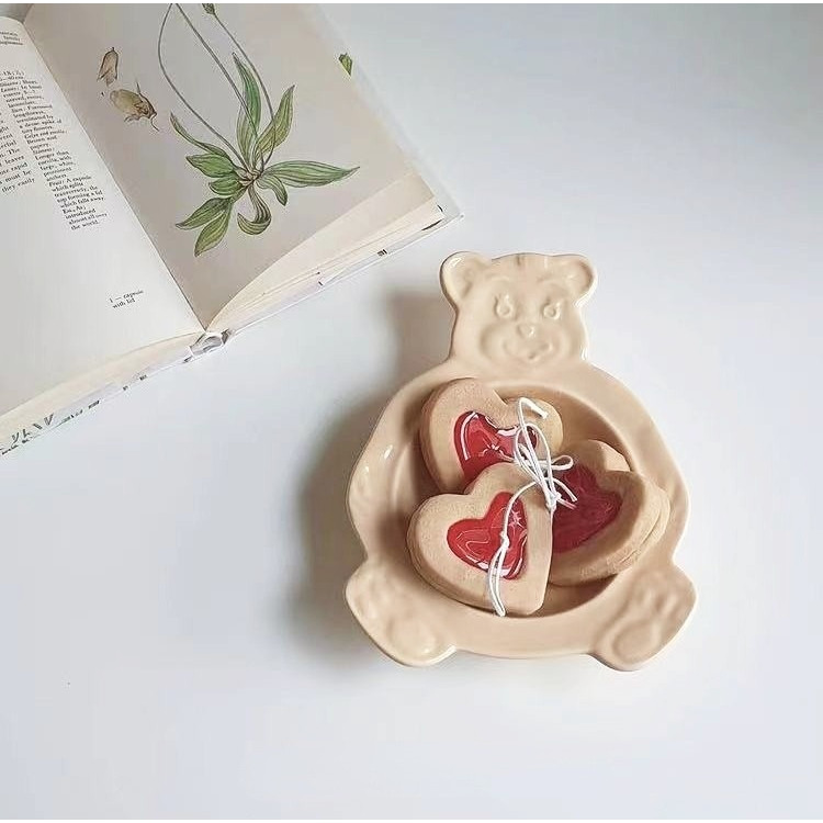

Love Silicone Mold for Candle Making Simulation Heart-shaped Jam Biscuit Silicone Soap Mold Handmade Diy Material