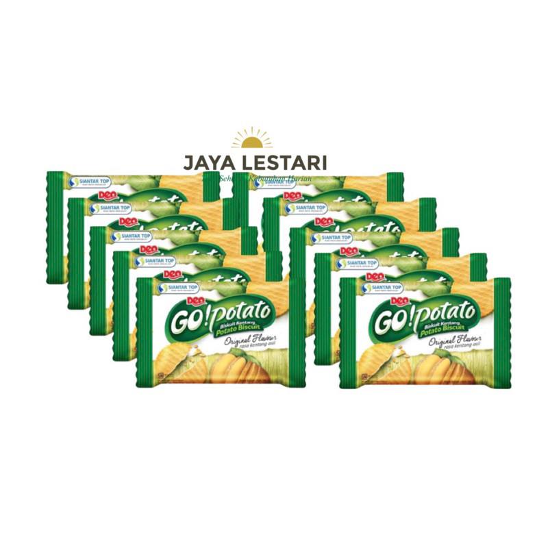 

Go Potato Kentang Asli (Isi 10/Renceng) (8gx10) ARBON
