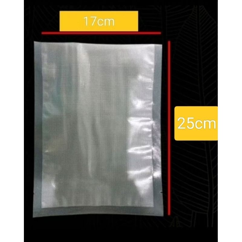 

plastik vacum 17x25 embosed