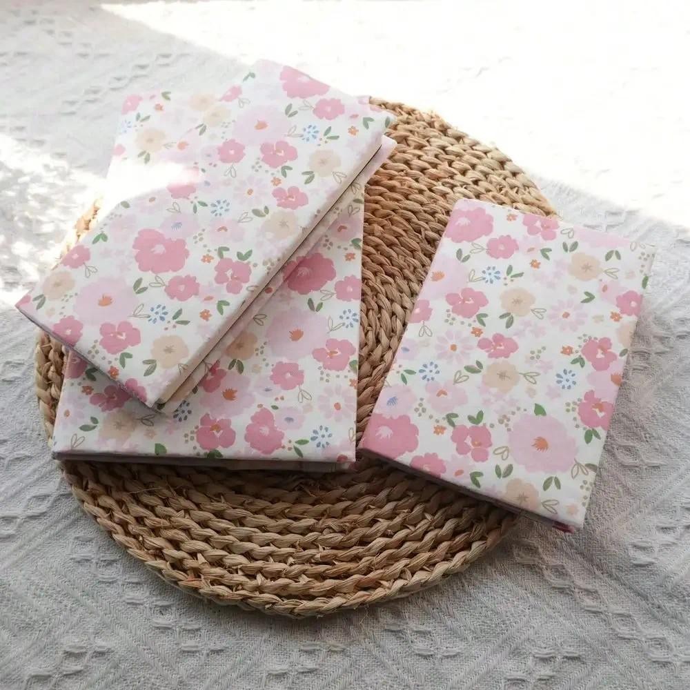 

Fromthenon A5 A6 Fabric Flower Petal Cloth Book Cover Planner Case Cover Protective Journal Protector Office Stationery Supplies