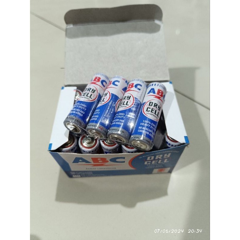 

Baterai ABC biru AA [1Pak=4Pcs]