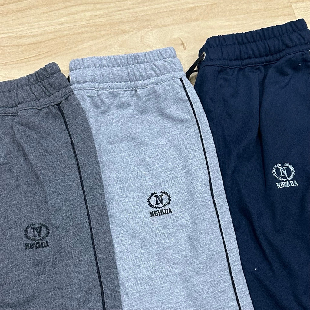 Celana Training Nevada UNI Jogger Pria Wanita Slimfit | Celana Trining Trening Terening Panjang Joge